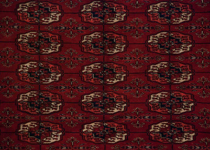 13x17.5 Vintage Fine Bokhara Carpet