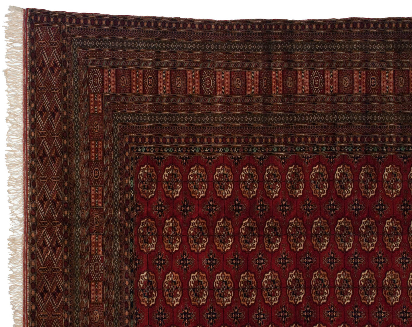 11x14 Vintage Fine Bokhara Carpet