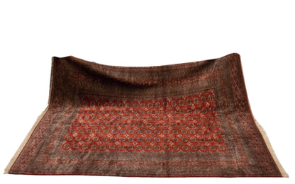 12x12.5 Vintage Fine Bokhara Square Carpet