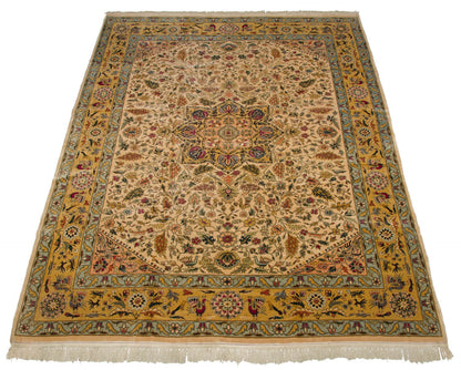 10x13.5 Vintage Fine Bulgarian Isfahan Design Carpet