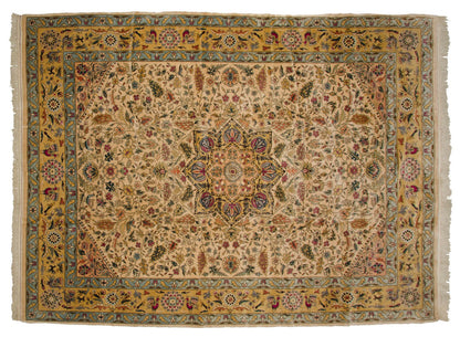 10x13.5 Vintage Fine Bulgarian Isfahan Design Carpet