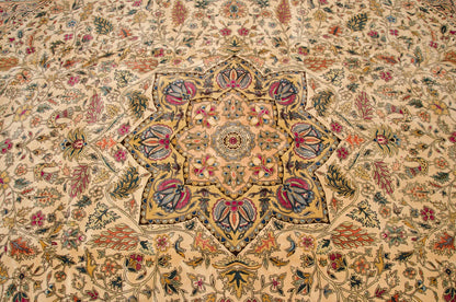 10x13.5 Vintage Fine Bulgarian Isfahan Design Carpet