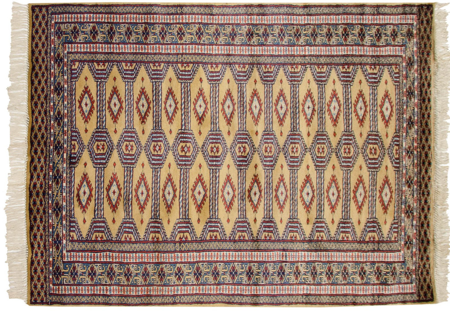 3x4.5 Vintage Fine Pakistani Turkmen Design Rug