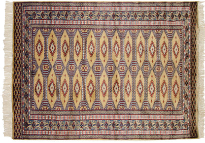 3x4.5 Vintage Fine Pakistani Turkmen Design Rug