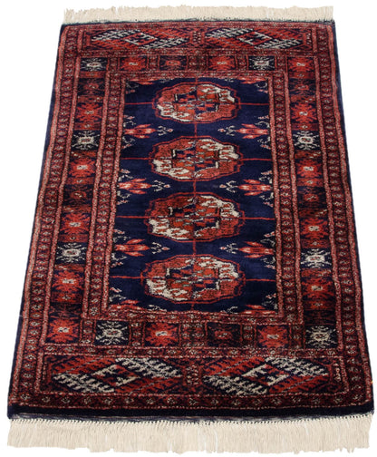 2x3 Vintage Fine Bokhara Rug Mat