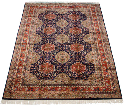 9x12 Vintage Fine Pakistani Caucasian Design Carpet