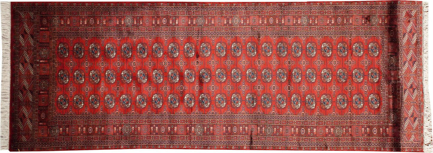 4.5x11 Vintage Fine Bokhara Rug Runner
