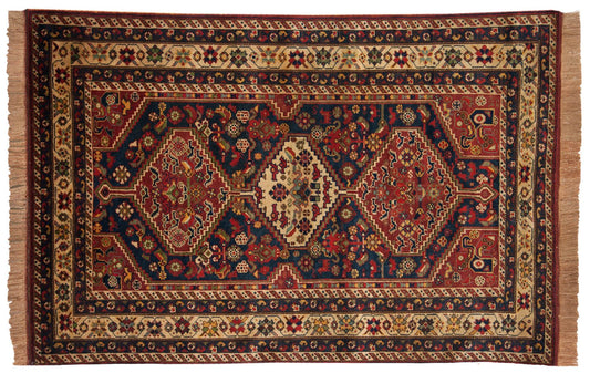 4.5x6.5 Vintage Indian Shiraz Design Rug