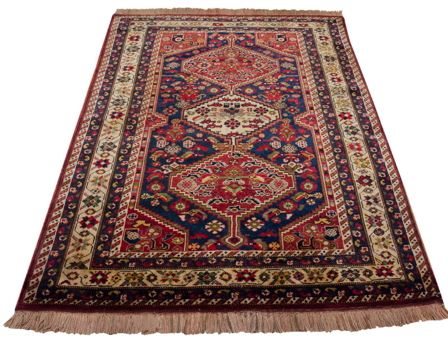 4.5x6.5 Vintage Indian Shiraz Design Rug