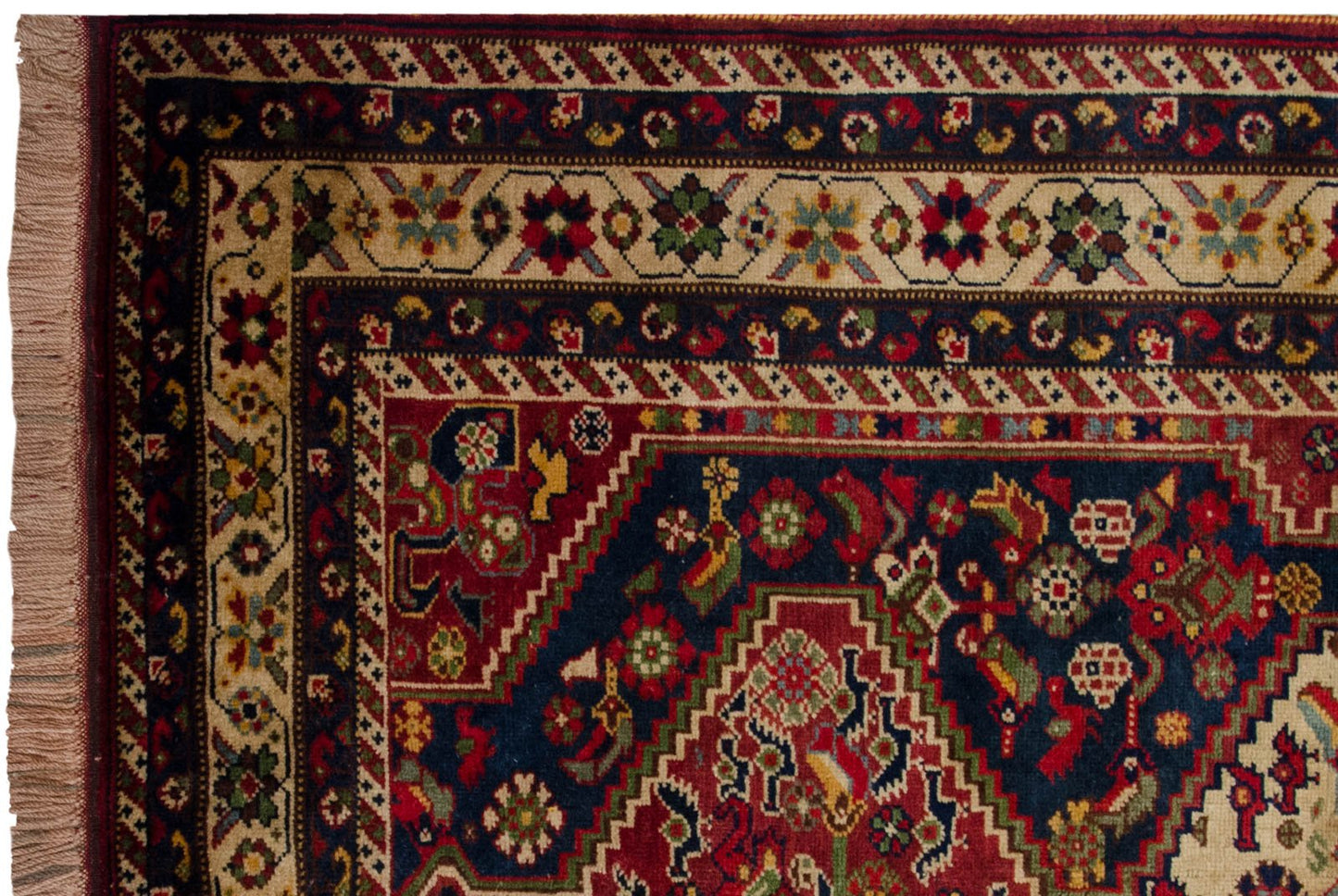 4.5x6.5 Vintage Indian Shiraz Design Rug