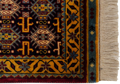 3x5 Vintage Indian Caucasian Design Rug