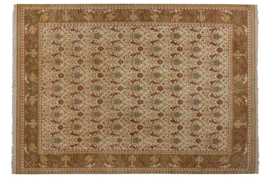 9.5x13.5 Vintage Spanish Alcaraz Design Carpet