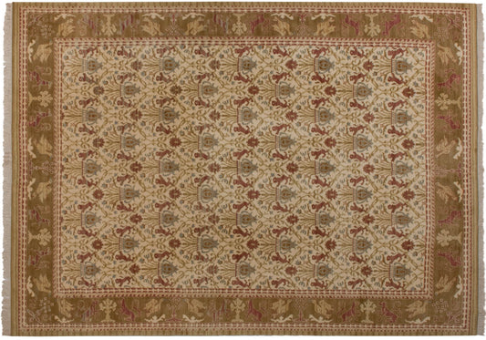 9.5x13.5 Vintage Spanish Alcaraz Design Carpet