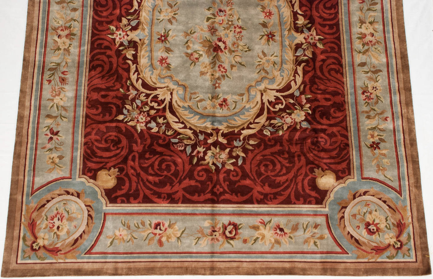 12x15 Indian Savonnerie Design Carpet