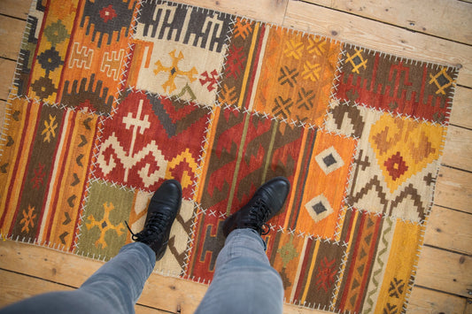 3x5 New Patchwork Kilim Rug