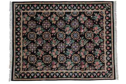 9x11.5 Vintage Indian Arts And Crafts Design Carpet