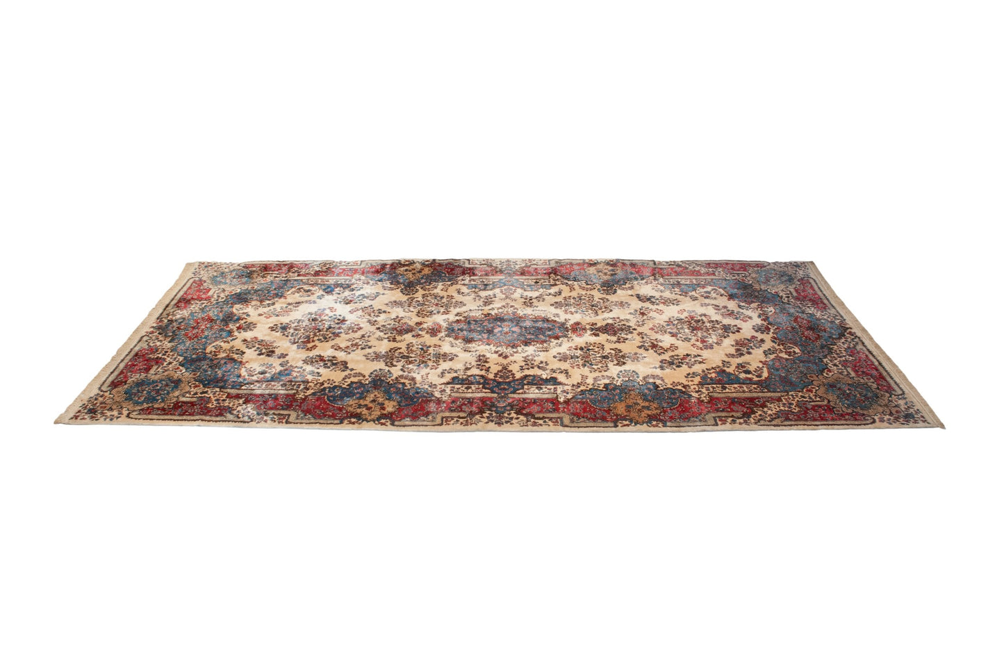 9x20 Vintage Kerman Carpet