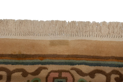 10.5x17.5 Vintage Japanese Peking Design Carpet