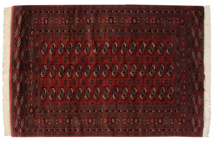 4x6.5 Vintage Fine Bokhara Rug