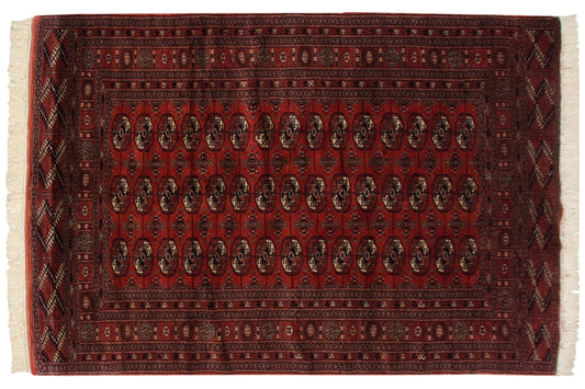 4x6.5 Vintage Fine Bokhara Rug