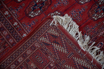 5x5 Vintage Fine Bokhara Square Rug