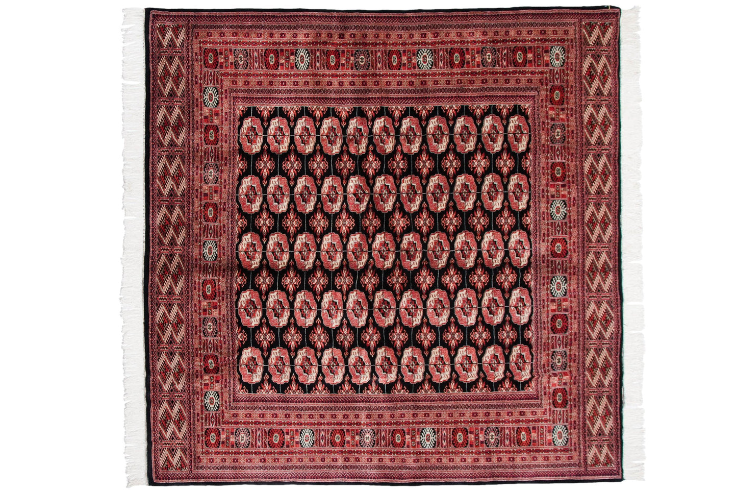 7x8 Vintage Fine Bokhara Square Carpet