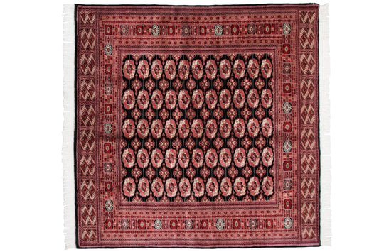 7x8 Vintage Fine Bokhara Square Carpet