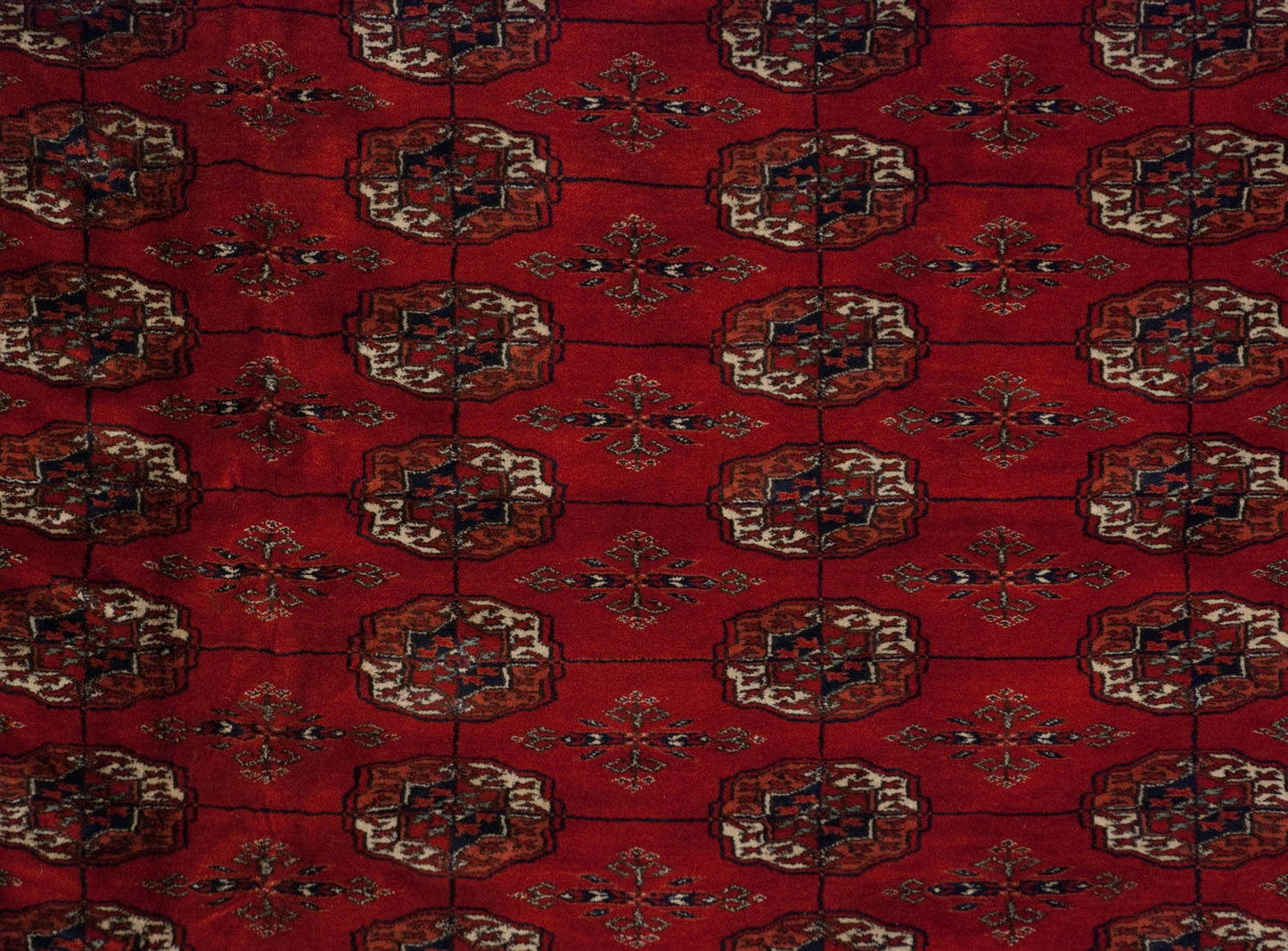 12.5x13 Vintage Fine Bokhara Square Carpet