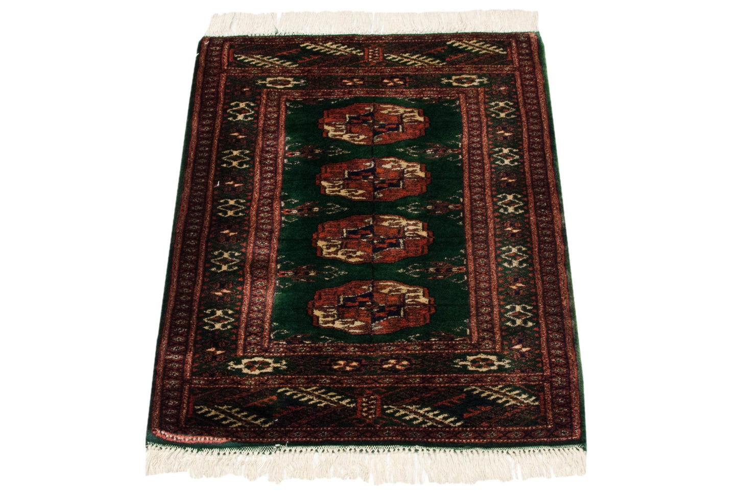 2x3 Vintage Fine Bokhara Rug Mat