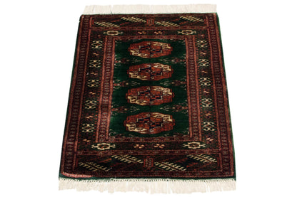2x3 Vintage Fine Bokhara Rug Mat