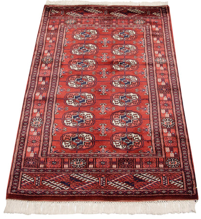 2.5x4 Vintage Fine Bokhara Rug