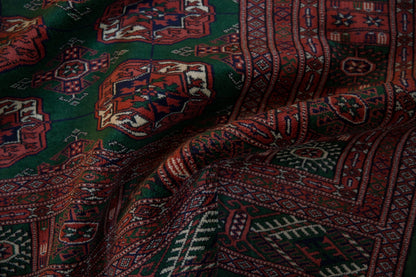 5x5 Vintage Fine Bokhara Square Rug