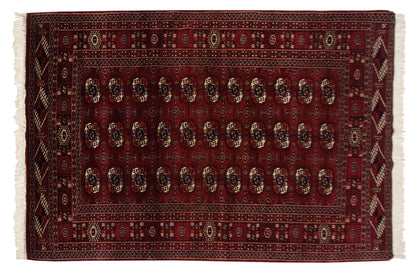 4x6 Vintage Fine Bokhara Rug