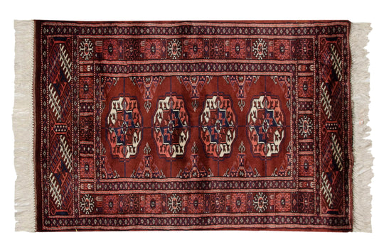 2x3 Vintage Fine Bokhara Rug Mat