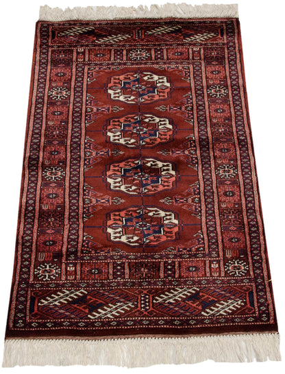 2x3 Vintage Fine Bokhara Rug Mat