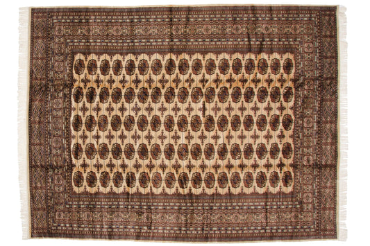 9x12 Vintage Fine Bokhara Carpet