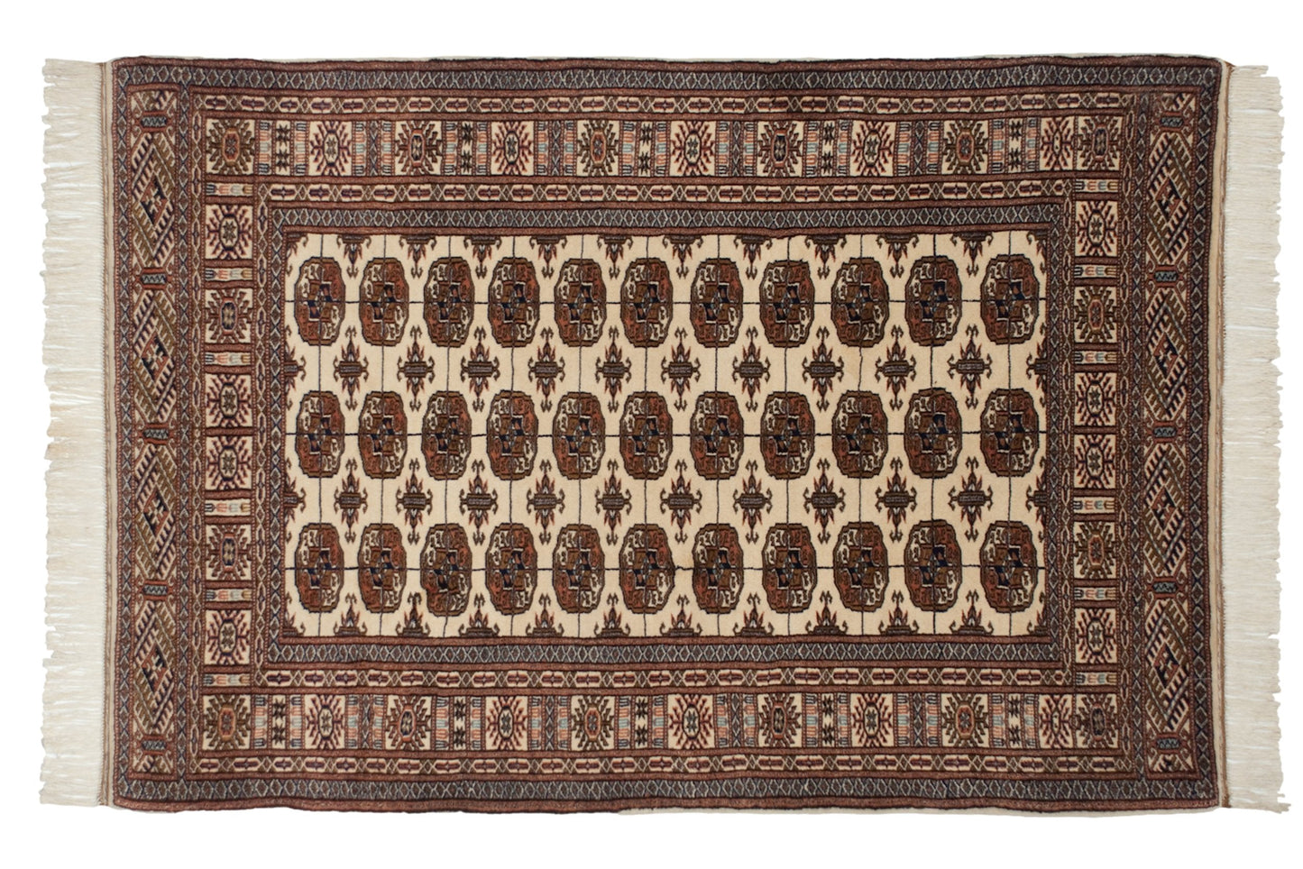 4x6.5 Vintage Fine Bokhara Rug