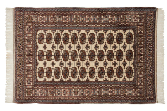 4x6.5 Vintage Fine Bokhara Rug