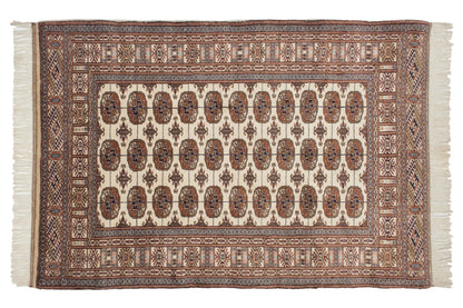 4x6.5 Vintage Fine Bokhara Rug
