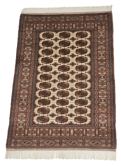 4x6.5 Vintage Fine Bokhara Rug