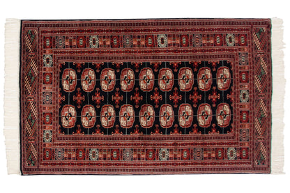 3x5 Vintage Fine Bokhara Rug