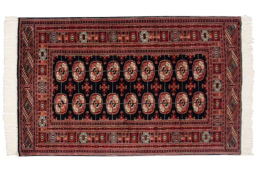 3x5 Vintage Fine Bokhara Rug