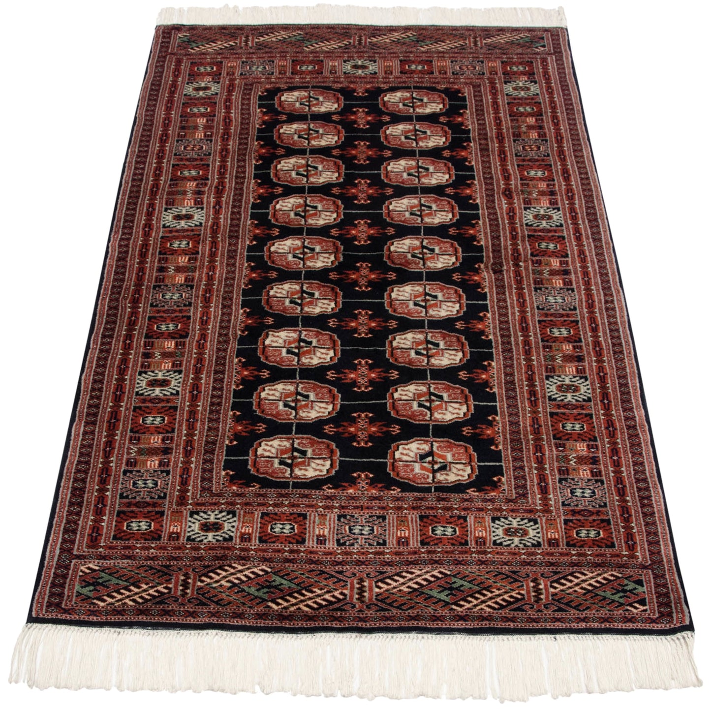 3x5 Vintage Fine Bokhara Rug