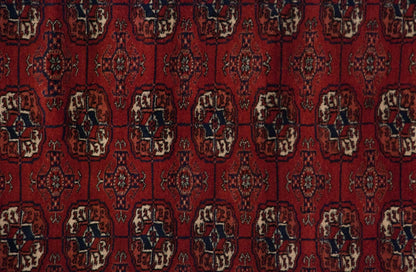 4x12 Vintage Fine Bokhara Rug Runner