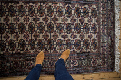 4x6.5 Vintage Fine Bokhara Rug