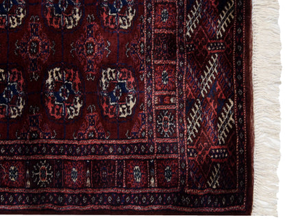 2.5x12 Vintage Fine Bokhara Rug Runner
