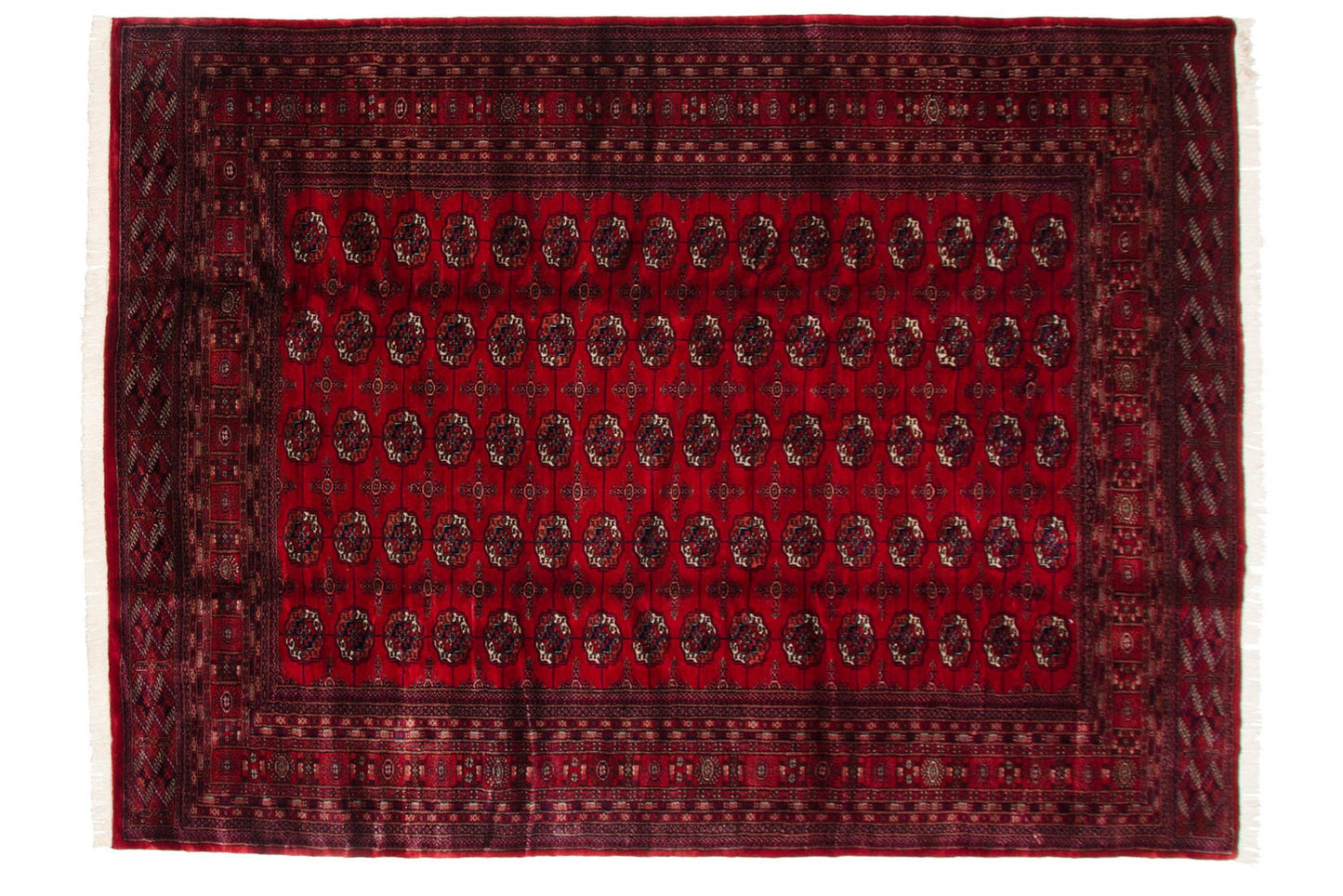 9x12.5 Vintage Fine Bokhara Carpet
