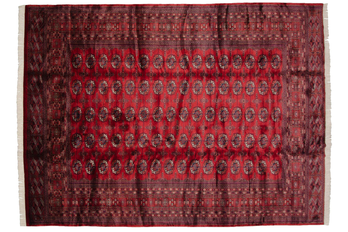 9x12.5 Vintage Fine Bokhara Carpet