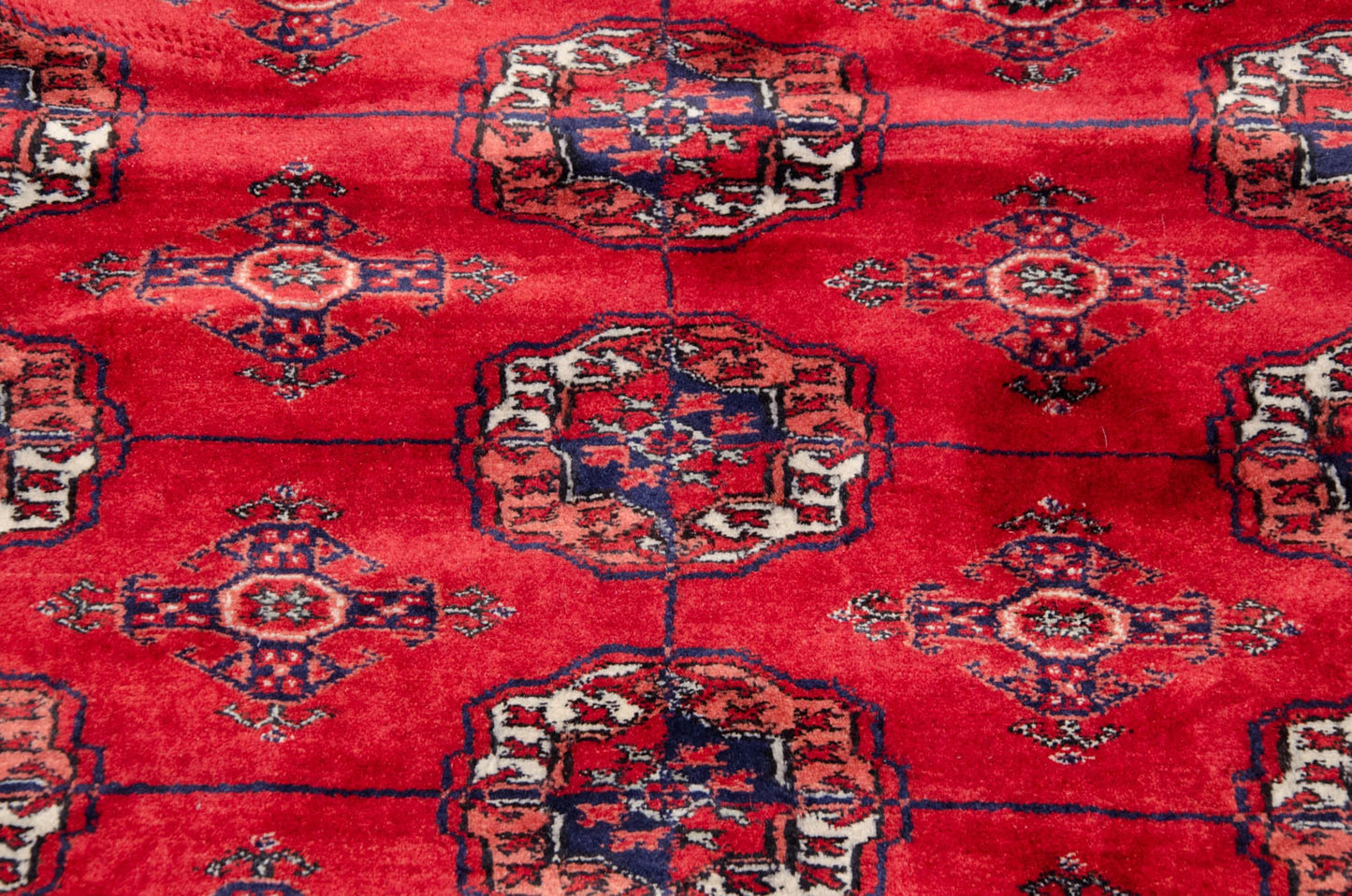 9x12.5 Vintage Fine Bokhara Carpet