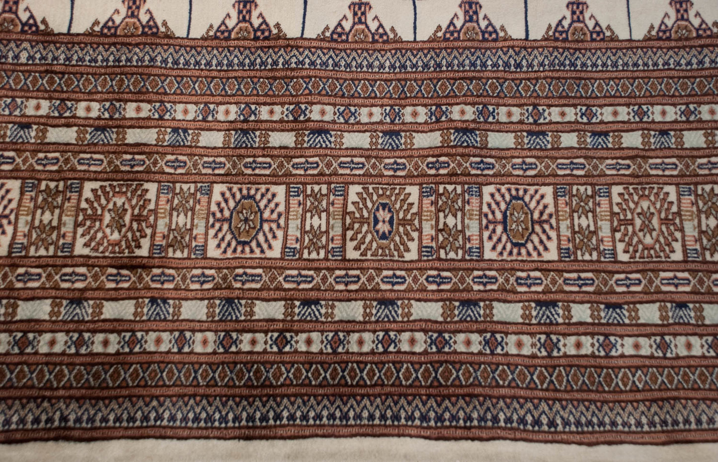 9x12 Vintage Fine Bokhara Carpet
